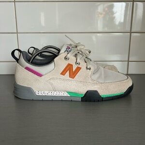 New Balance All Coasts AM 562 Suede Beige and Orange Sneakers